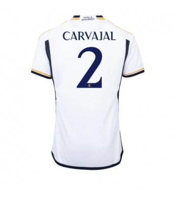 Real Madrid Daniel Carvajal #2 Replica Home Stadium Shirt 2023-24 Short Sleeve
